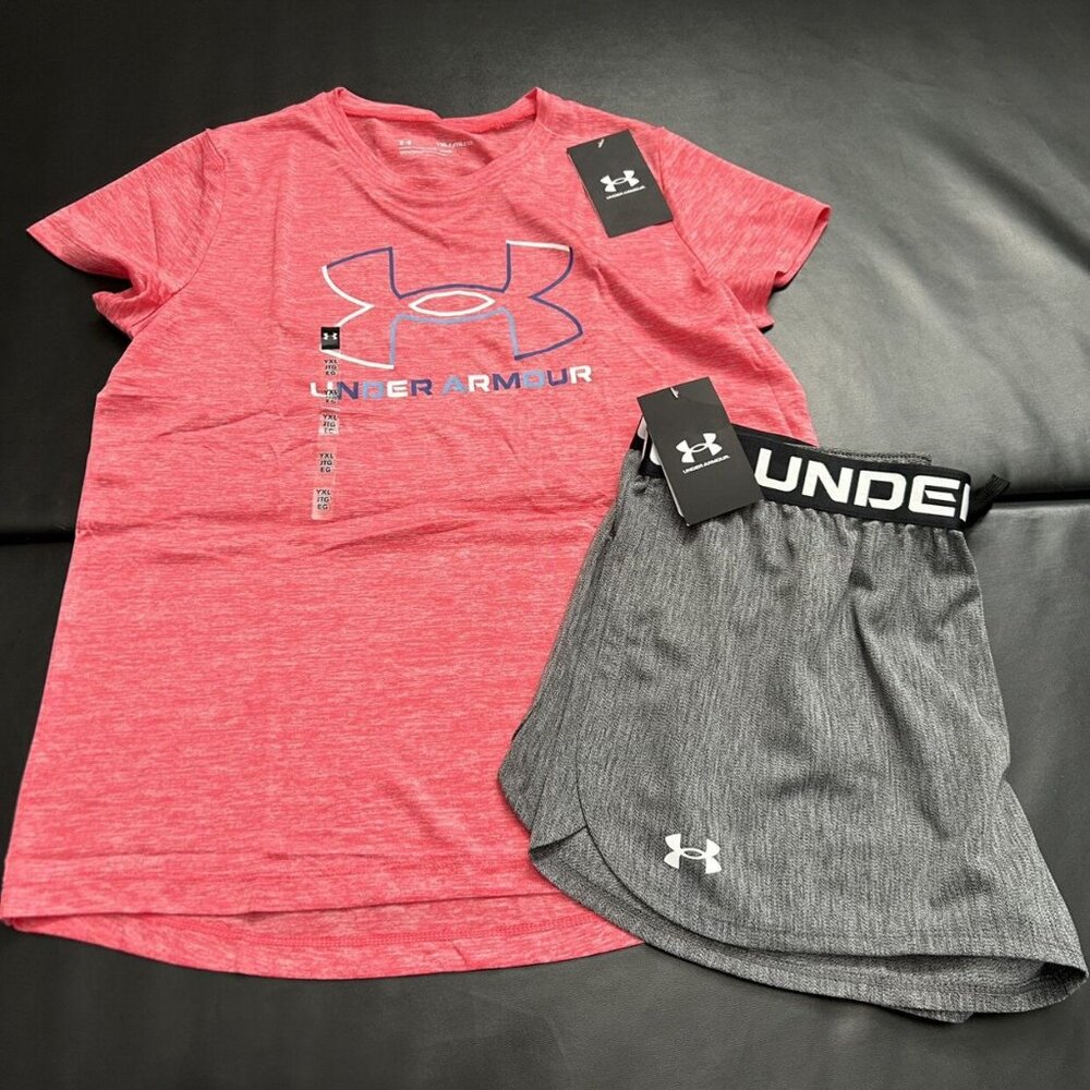 NWT Under Armour Athletic Set Girls Youth Size XL